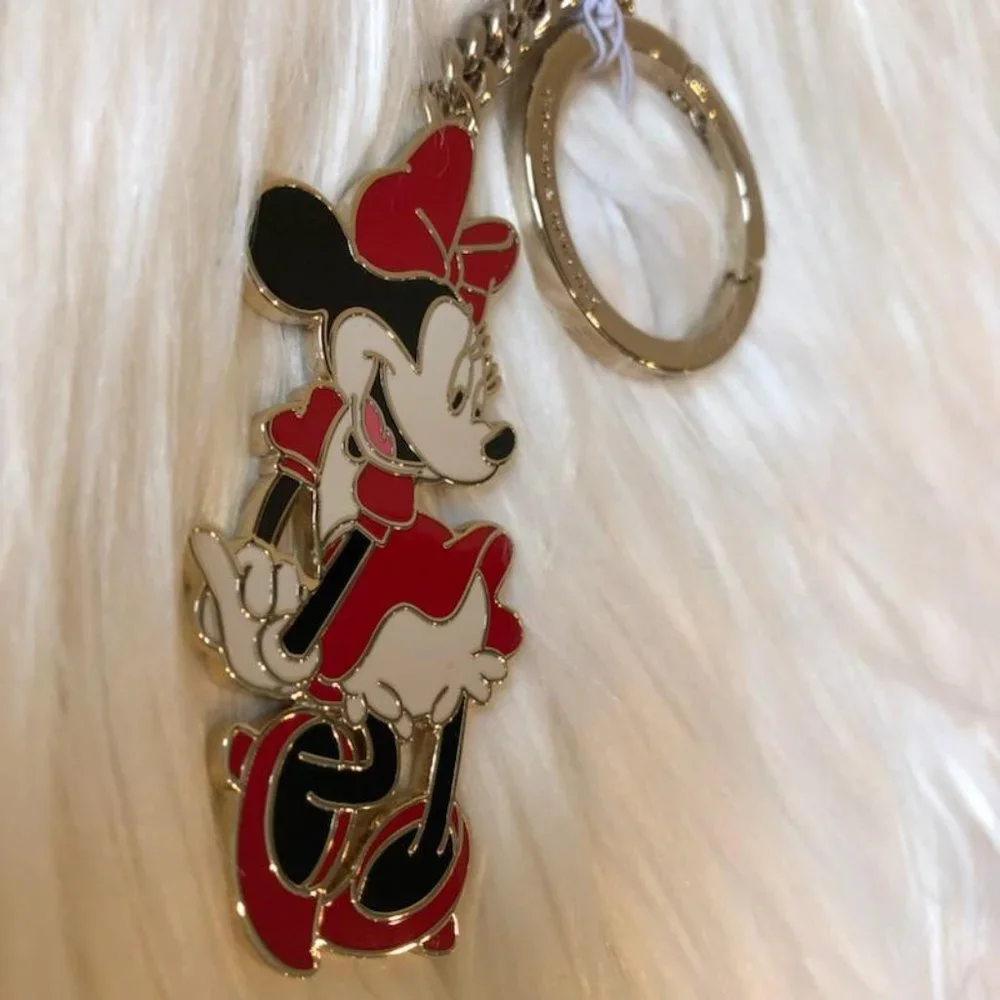 Disney x Kate Spade Minnie Mouse Keychain